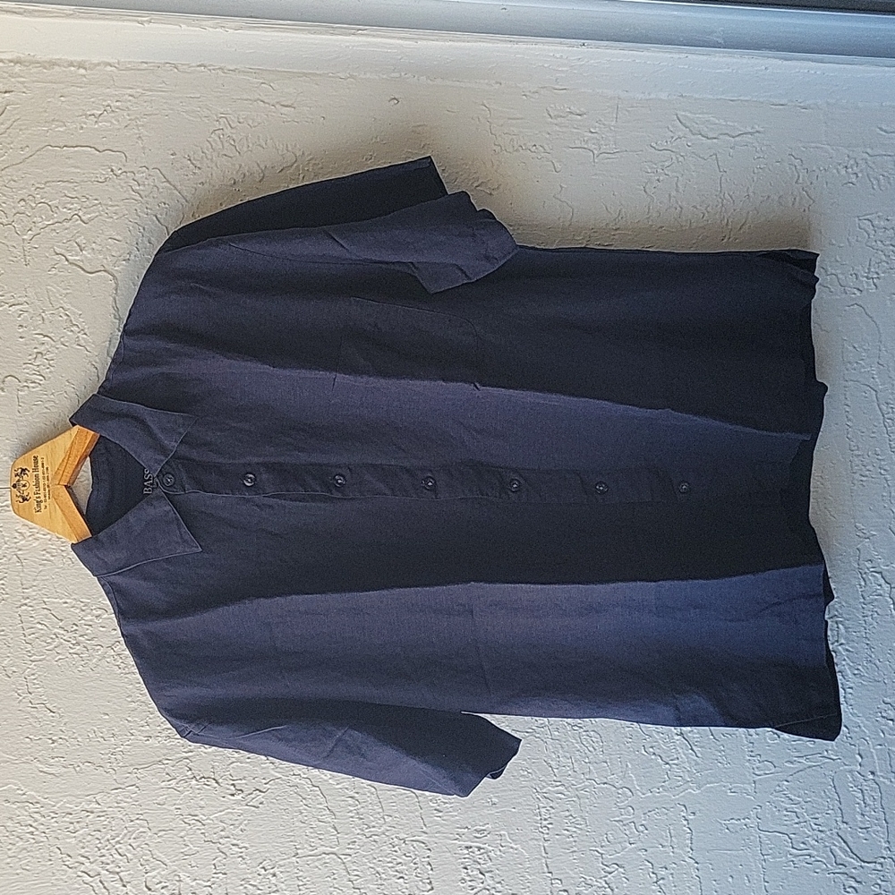 Bass linen mixed shirt